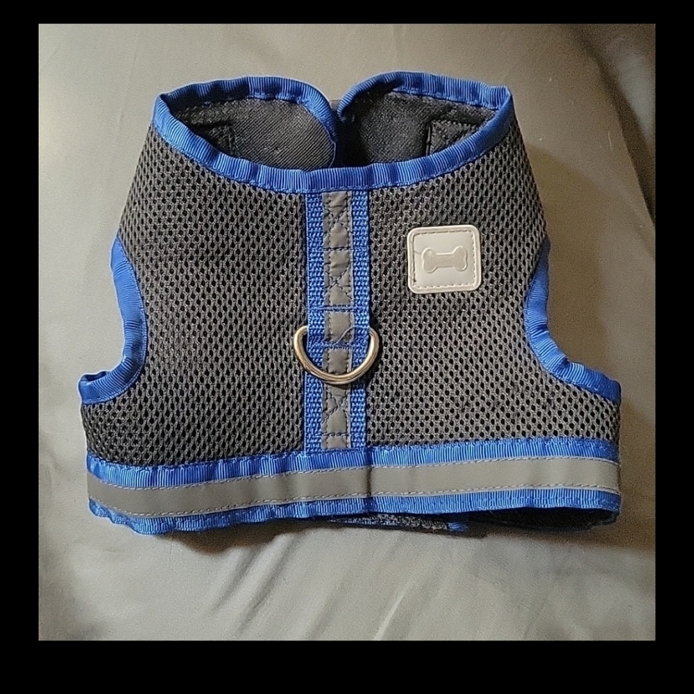 SimplyGo! Small Dog Harness Size MediumGray & Blue Excellent Used Condition